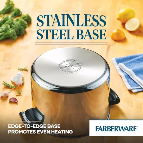 Vista 40 de Farberware Olla clásica de vapor hecha en acero inoxidable, 3 qt.