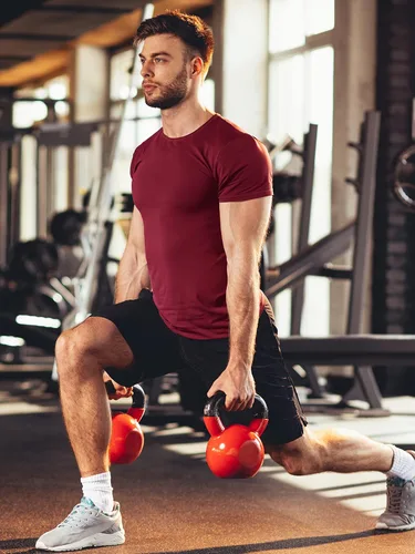 Vista 8 de Paquete de 5 camisetas deportivas para hombre, de secado rápido, secado rápido, secado rápido, secado rápido, para hombre