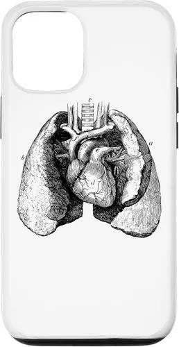 Vista 28 de Human Heart Lungs Anatomy Vintage Medical Anatomical Heart Case for iPhone 17