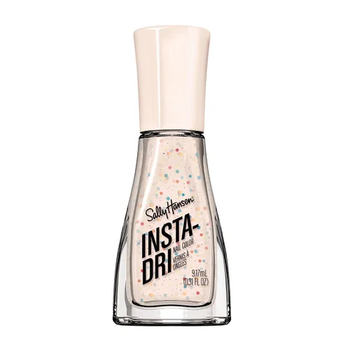 Vista 32 de Sally Hansen Insta-Dri Esmalte de uñas Secado rápido, larga duración, brillo sin rayas Transparente, Brillo 104 centelleo, centelleo
