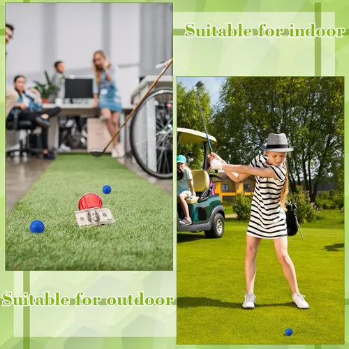 Vista 6 de 30 bolas de espuma para práctica de golf, bolas de espuma suave para práctica de golf, sensación realista y entrenamiento deportivo de vuelo