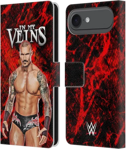 Vista 45 de Head Case Designs Officially Licensed WWE in My Veins Randy Orton Leather Wallet Case Compatible with Apple iPhone 11