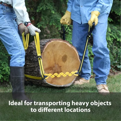 Vista 7 de ProLifter - Correas de elevación de soporte para plantas de 400 libras para mover rocas pesadas, bolas de raíz, macetas de jardinería, macetas