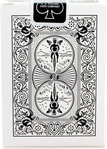 Vista 3 de Cartas de cartas de cráneo de bicicleta con 4 cartas mágicas adicionales