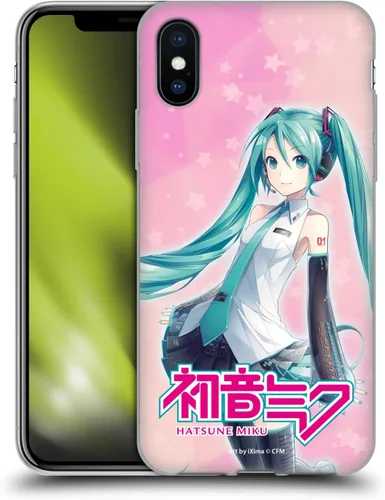 Vista 49 de Head Case Designs Licencia Oficial Hatsune Miku Gráficos Lindos Carcasa de Gel [Protección de Grado Militar] Compatible con Apple iPhone 7