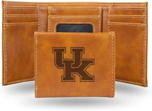 Vista 71 de NCAA Rico Industries - Billetera triple grabada con láser, con grabado láser, accesorio para hombre