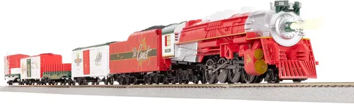 Vista 5 de Lionel The Comet Christmas Freight - Juego de tren eléctrico con control remoto