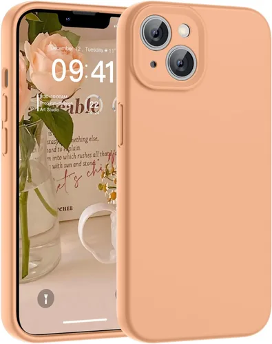Vista 86 de SUPFINE - Funda diseñada para iPhone 12, silicona líquida premium con [forro de microfibra suave antiarañazos][protección de cámara mejorada], funda