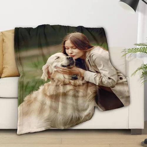 Vista 6 de Gowelly Manta personalizada con imagen, manta personalizada con fotos para adultos, niños, familia, mejores amigos en cumpleaños, Navidad, boda