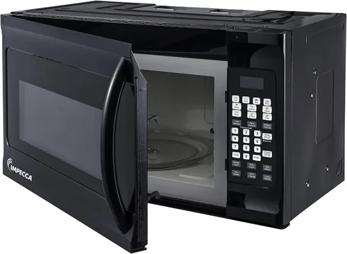 Vista 3 de Impecca OM-1600K 1.6 pies cúbicos Horno microondas de 30" sobre el rango 1000 vatios, con luz de superficie, sistema de ventilación de 2