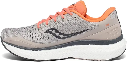 Vista 3 de Saucony Tenis de correr Triumph 18 para mujer, Piedra lunarCoral