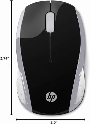 Vista 5 de HP Ratón inalámbrico 200 (negro/plata, 2HU84AA)