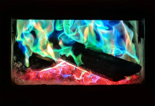 Vista 5 de Mystical Fire Dragon Flames - Colorante de llama vibrante, cambiador de color de llama pulsante de larga duración para uso en interiores