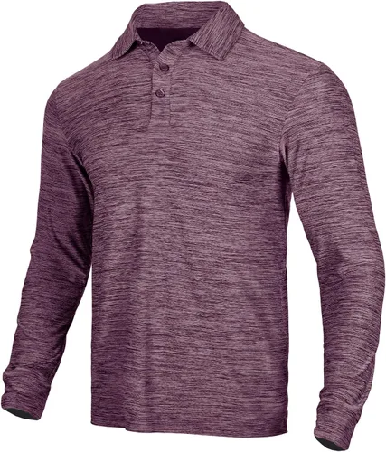 Vista 21 de NAVISKIN Camisas polo para hombre, de secado rápido, UPF 50, manga larga y corta, que absorben la humedad