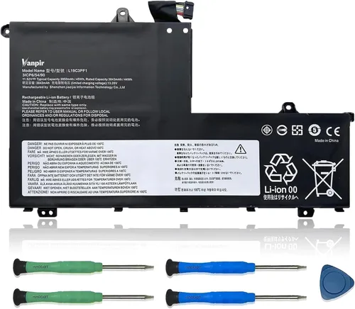 Vista 15 de L17M3P51 01AV446 - Batería de repuesto para laptop Lenovo ThinkPad E480 E485 E495 E580 E585 Series Notebook SB10K97607 L17C3P51 SB10K97609 01AV448