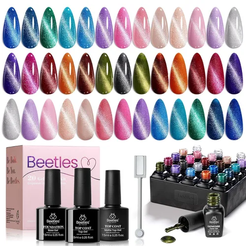 Vista 19 de Beetles - Juego de 44 esmaltes de uñas de gel, colección Colorful Muse, 36 0-0 Musa colorida