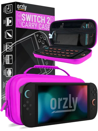 Vista 16 de Orzly Carry Case for Nintendo Switch Lite - Portable Travel Carry Case with storage for Switch Lite Games & Accessories [Solid Black]