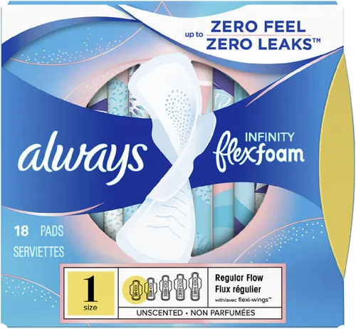 Vista 9 de Always Almohadillas tamaño 1 Infinity con espuma flexible 18