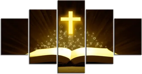 Vista 29 de Arte de Pared Cristiano Símbolo Religioso Cuadro Enmarcado Pintura de Cruz de Cristo Cruces Decoración de Pared Impresión en Lienzo de Cruz Póster