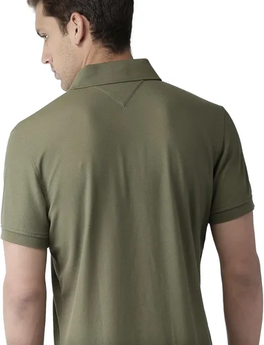 Vista 5 de Polo de piqué de algodón de manga corta para hombre en ajuste regular colección 2024