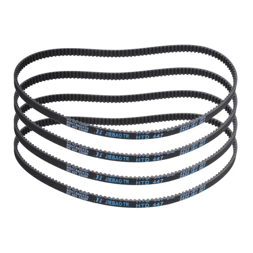 Vista 52 de uxcell 4 piezas HTD-3M Correa de Distribución de Goma 48 Dientes, Longitud de Paso 144mm x Ancho 6mm x Altura 2.4mm, Correa de Polea de Distribución