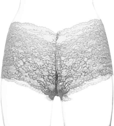 Vista 6 de RHWHOGLL Lencería de talla grande para mujer para sexo travieso sexy de encaje, pantalón corto hipster descarado, paquete de 6