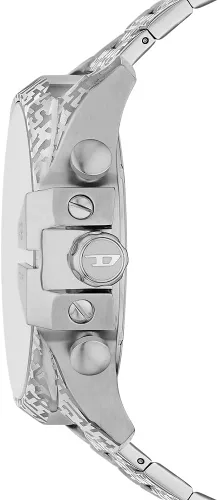 Vista 4 de Diesel Mega Chief Men's Watch Quartz MovementChrono 51mm Case with Steel Strap DZ4636, bracelet
