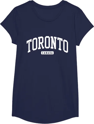 Vista 64 de Camiseta estilo universitario de Toronto Canada, Negro