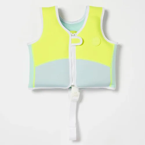 Vista 16 de SUNNYLiFE Chaleco de natación - Fabricado con neopreno más una cremallera frontal segura y desarrolla confianza en el agua. Chaleco de natación