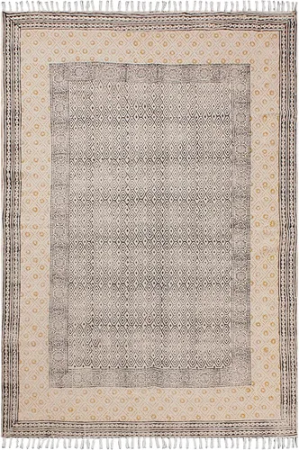 Vista 17 de Kilim Dhurrie - Alfombra de algodón de 2 x 3 pulgadas, diseño geométrico de 0.19 pulgadas, fácil de lavar a mano, lavable a mano, alfombra
