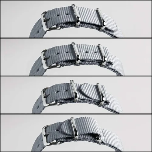 Vista 4 de Archer Watch Straps - Correas de reloj de nailon de estilo militar clásico