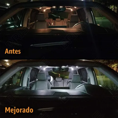 Vista 2 de Kit de luces interiores LED blancas para Honda Odyssey 2011 2012 2013 2014 2015 2016 2017 súper brillantes 6000K bombillas LED interiores paquete +