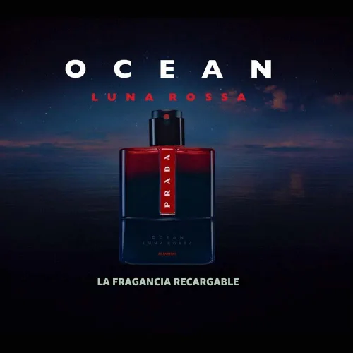 Vista 4 de Prada Luna Rossa Ocean Le Parfum - Spray recargable para hombres, 1.6 onzas