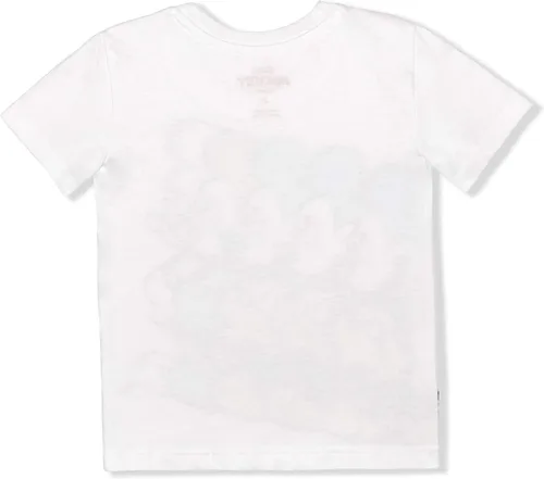 Vista 5 de Disney Mickey Mouse - Paquete de 2 camisetas para niños pequeños, color azulblancogris, Blanco