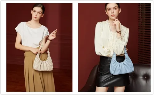 Vista 7 de moda para las mujeres lindo Hobo Tote bolso mini embrague con cremallera