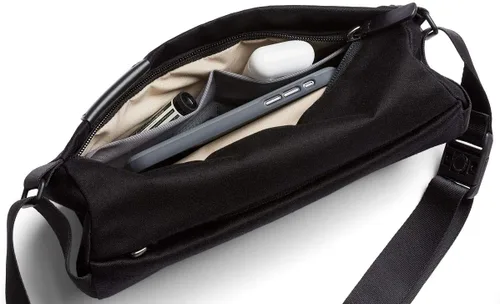 Vista 3 de Bellroy Bolso bandolera pequeño (bolso cruzado pequeño para mujeres, hombres, 4L) - Melbourne negro
