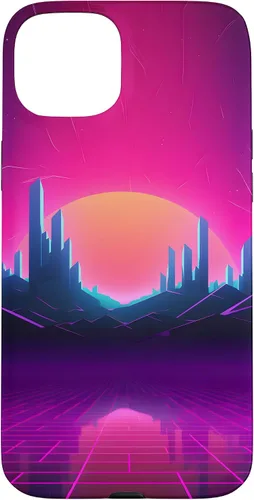 Vista 9 de Synthwave City Retrowave 80s Vaporwave Case for iPhone 17