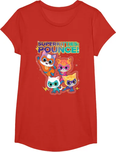 Vista 51 de Disney Junior SuperKitties Pounce! Camiseta de equipo completo, talla S