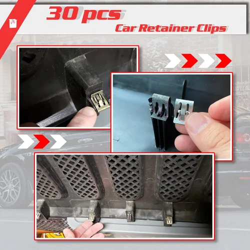 Vista 5 de OTUAYAUTO 30 clips de panel de ajuste interior 15748479 para GM 1994-2017 GM 1994-2017 clips de retención de tablero de consola de automóvil