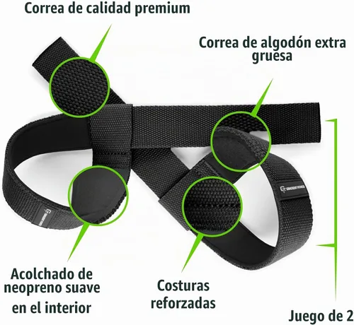 Vista 8 de Gradient Fitness Correas de levantamiento Correas de muñeca para levantamiento de pesas, correas de levantamiento de pesas, correas