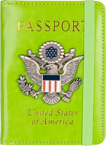 Vista 14 de TOURSUIT Combo de pasaporte y tarjeta de vacunación con bloqueo RFID, estuche protector para documentos de viaje, organizador de pasaporte de cuero