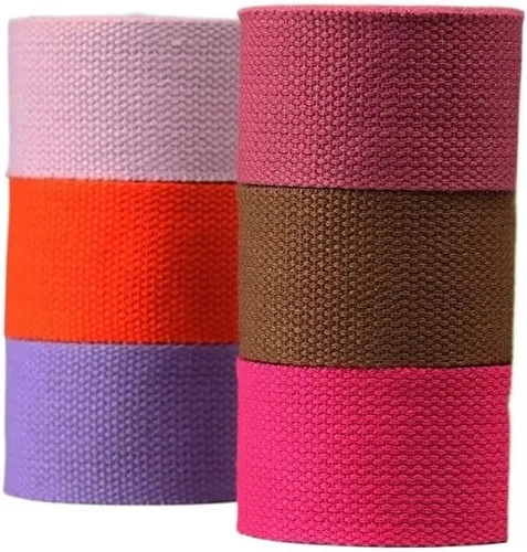 Vista 2 de Cinta de lona de algodón para Bolso, 16.4 ft, 1.260 in, Novedad Heavy Cotton Webbing (Color : Gris claro)