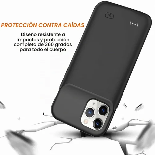 Vista 5 de Cargador extendido portátil recargable de alta capacidad mejorado de 10000 mAh para iPhone 11 Pro Max (6.5 pulgadas), compatible con iPhone 11 Pro