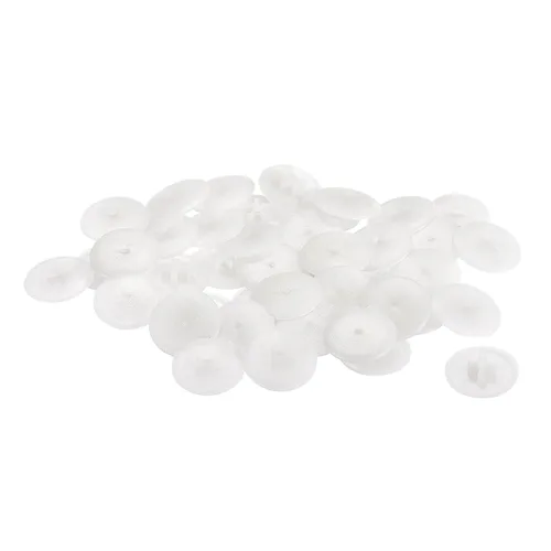 Vista 22 de HARFINGTON Tapas de rosca de plástico, 160 piezas, 11.5x3mm, cubierta de plástico para decoración de tornillos para tuerca de montaje de leva Beige