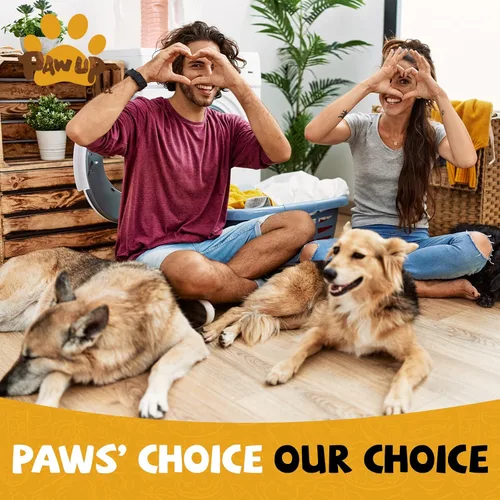 Vista 6 de PAWUP Dog Treats - Galletas envueltas en pollo, palitos de calabaza, sin cuero crudo, suaves masticables con taurina, golosinas de entrenamiento
