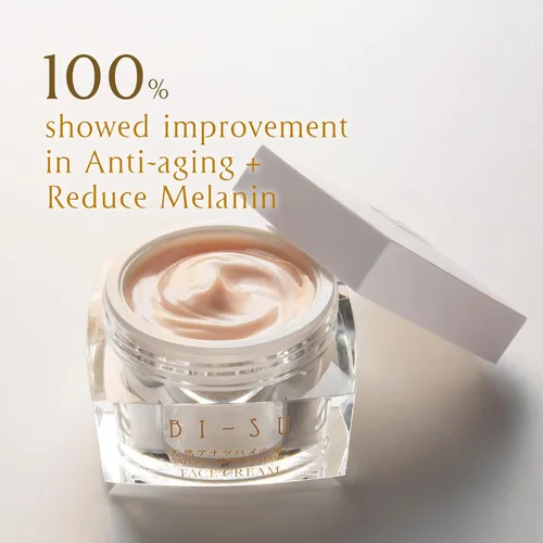 Vista 2 de BI-SU Crema facial Hidratante con extracto natural de nidos Swiftlet, glicerina, ácido hialurónico, colágeno, cuidado de la piel japonés