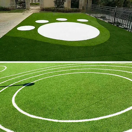 Vista 2 de Alfombra de césped artificial, para interiores y exteriores, realista y gruesa, autodrenante, alfombra de césped sintético para jardín y paisaje