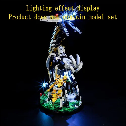 Vista 4 de GEAMENT Kit de luces LED compatible con Lego Horizon Forbidden West:Tallneck - Juego de iluminación para modelo de construcción 76989