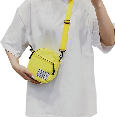 Vista 3 de JUMISEE Lindo bolso cruzado de lona con estampado de vaca para teléfono celular, bolso de hombro para hombres, mujeres y niños