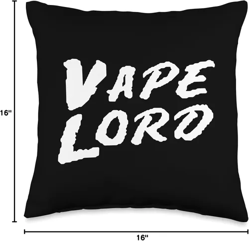 Vista 4 de Vape StoreZ Lord-Top - Almohada para dejar de fumar Vape, 16.0 x 16.0 in, multicolor